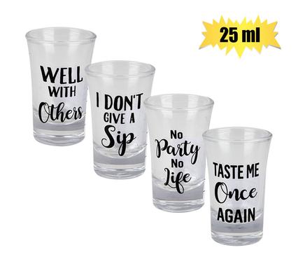 SHOT-GLASS PRINTS 25ml ASSTD.