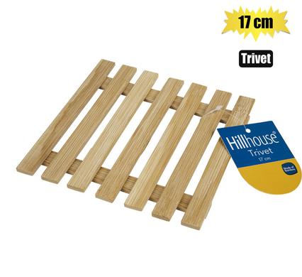 KITCHEN-GADGET TRIVET BAMBOO  17CM