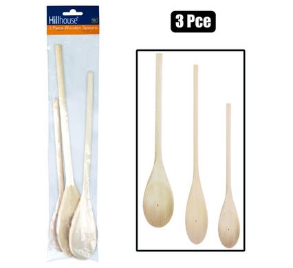 MIXING-SPOONS WDN 3PCE         HILLHOUSE
