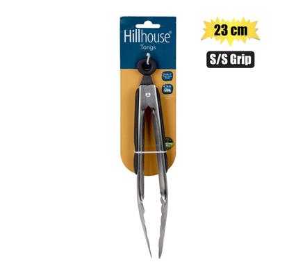 TONGS SERVING S/S RUB-GRIP 23cm HILHOUSE