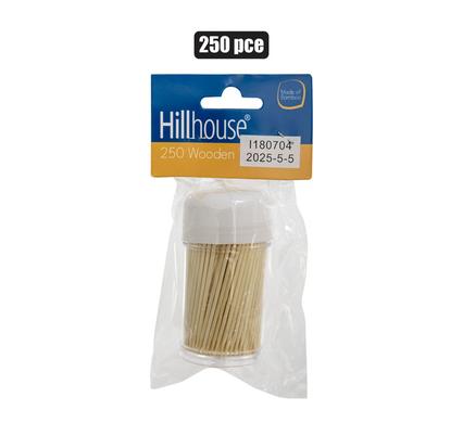 TOOTHPICKS BAM 250PC IN-HOLDER HILLHOUSE