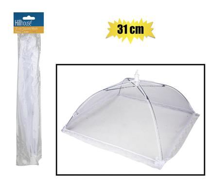 FOODCOVER SQUARE 31cm WHITE    HILLHOUSE