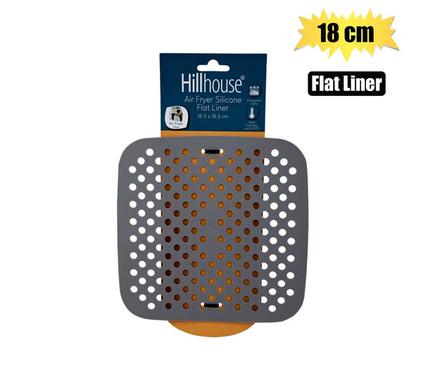 AIR FRYER SILICONE FLAT LINER SQR 18cm
