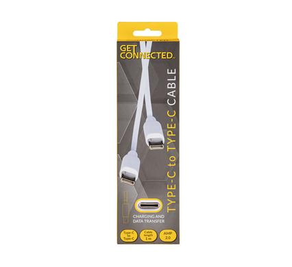 USB CABLE TYPE C TO TYPE C 2.0 AMP 1m