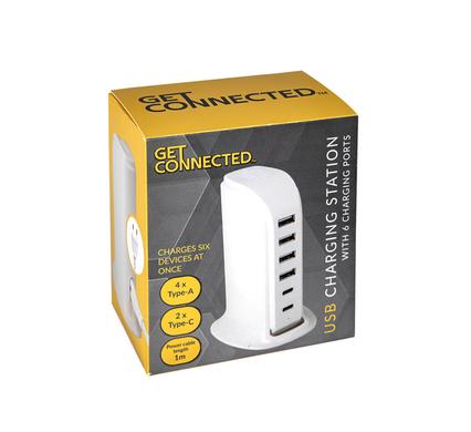 USB MULTI PORT CHARGER TYPE C AND A