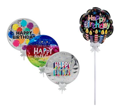 BALLOONS A/FILL MINI HBD ASSTD