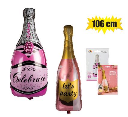 BALLOONS HELIUM FOIL CHAMP AST 106cm F04