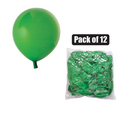BALLOONS HELIUM 1PC GREEN F-01