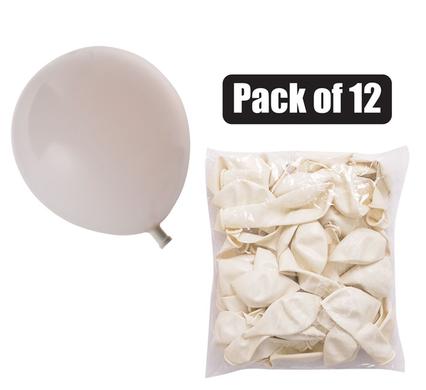 BALLOONS HELIUM 1PC WHITE F-01
