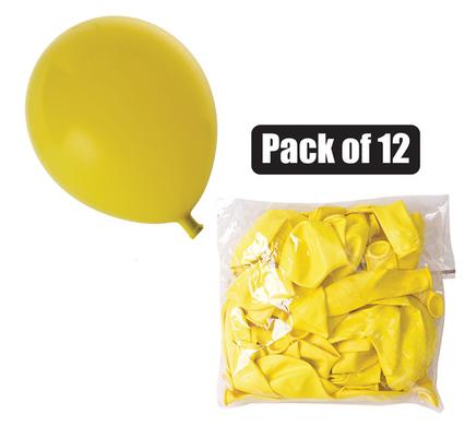 BALLOONS HELIUM 1PC YELLOW F-01
