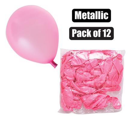 BALLOONS HELIUM 1PC METALLIC PINK F-01
