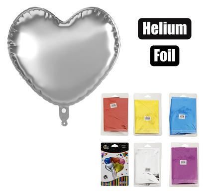 BALLOONS HELIUM FOIL HEART ASTF-01