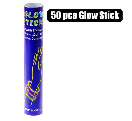 GLOW STICKS 50x19.5cm W/CONNECTORS