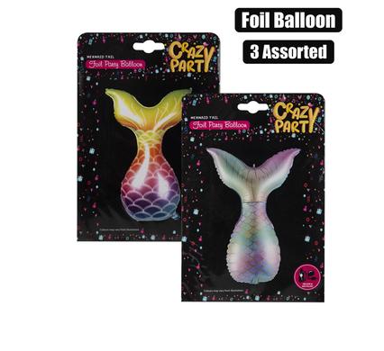 BALLOON HELIUM FOIL MERMAID TAIL F-02