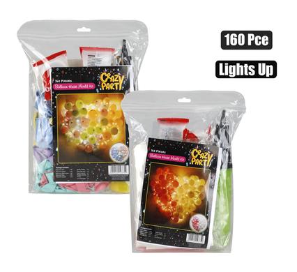 LIGHT UP BALLOON HEART MOULD KIT 160PC