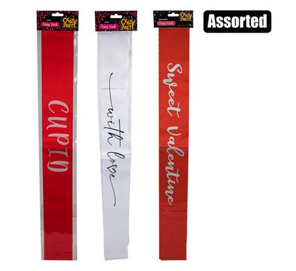 PARTY SASH LOVE ASSTD