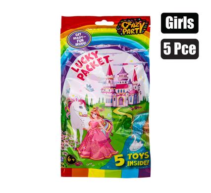 PARTY LUCKY-PACKET 5 PIECE PRINCESS