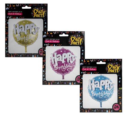 BALLOONS HELIUM 3D HBD - F-02