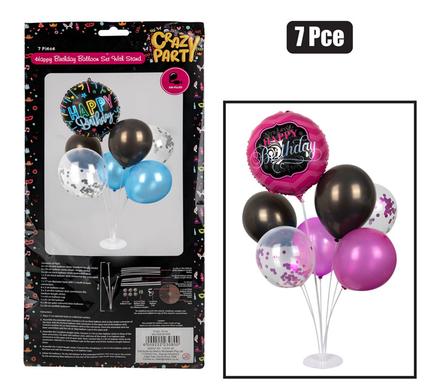 BALLOON SET WITH STAND 7PC