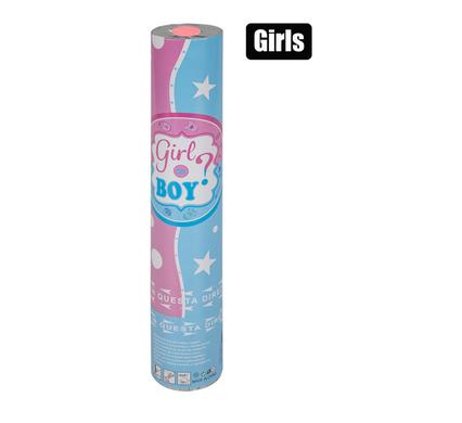 PARTY GENDER REVEAL CONFETTI CANNON-PINK