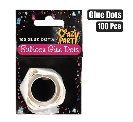 PARTY BALLOON DECOR GLUE DOTS 100pc