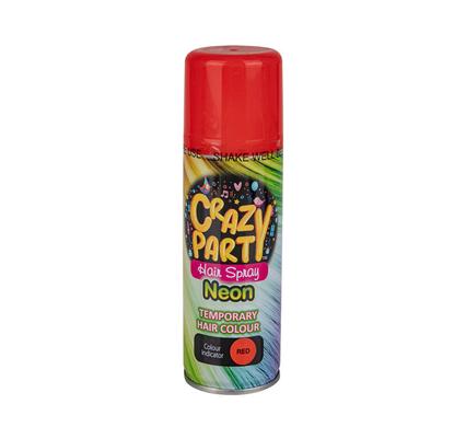 PARTY-SPRAY HAIR NEON RED