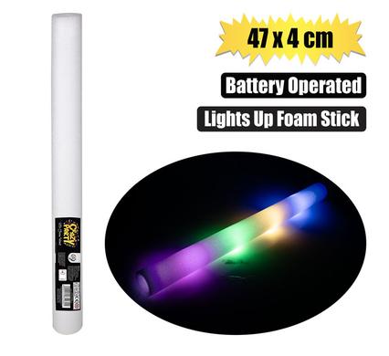 LIGHT UP FOAM STICK 47x4cm B/O