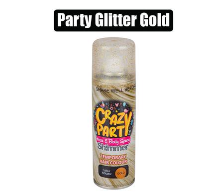 PARTY-SPRAY GLITTER GOLD