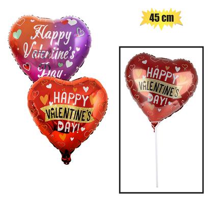 BALLOON A/FILL LOVE YOU V-DAY  45cm