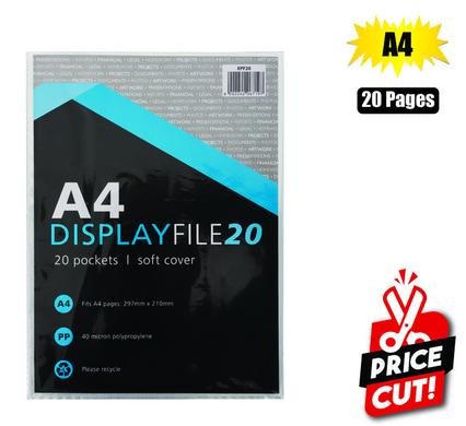 FILE DISPLAY-BOOK PL A4 20-PAGE