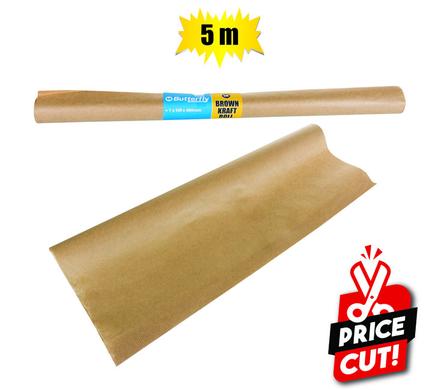 BOOK COVER KRAFT ROLL BROWN 480mmx5m