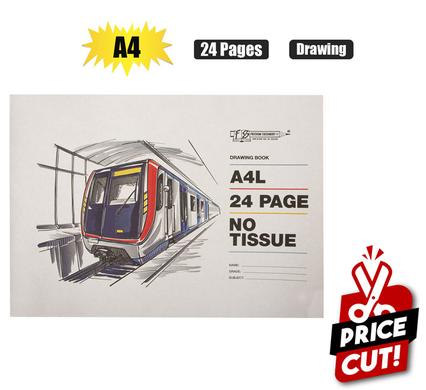 BOOK SOFT-COVER A4 DRAWING