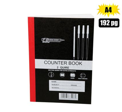 BOOK HARD-COVER A4 192-PAGE 2-QUIRE