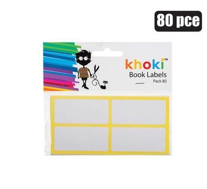 LABELS SELF ADHESIVE NO BORDER 80PC