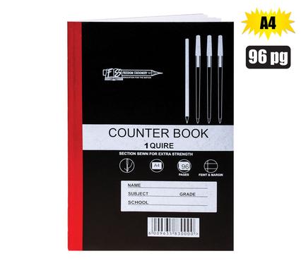 BOOK HARD-COVER A4  96-PAGE 1-QUIRE