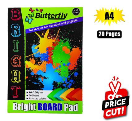 PAPER A4 160GSM 20 SHEETS BRIGHTS