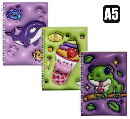 NOVELTY NOTEBOOK PUFFY LOOK A5
