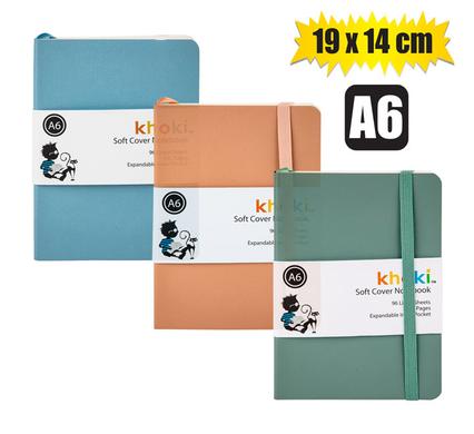 NOVELTY NOTEBOOK PU SOFTCOVER A6 9x14cm