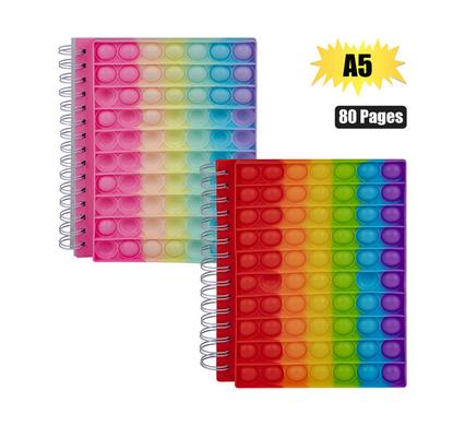 NOVELTY NOTEBOOK SENSORY 80 PAGES A5