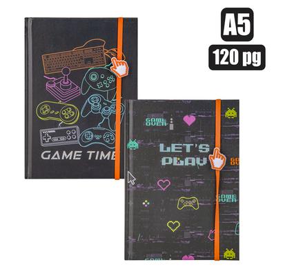 NOVELTY NOTEBOOK GAMER 120PG A5