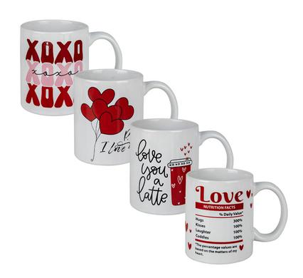 MUG OCCASIONS LOVE STRAIGHT SHAPE ASSTD