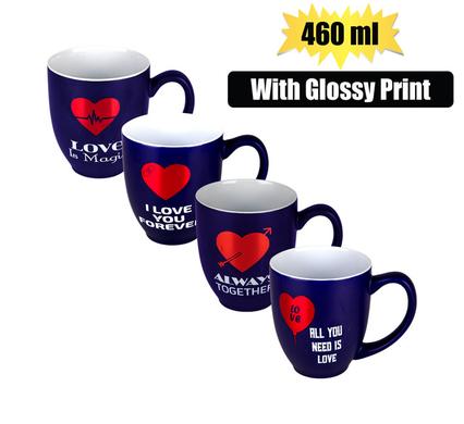MUG OCCASIONS LOVE W/GLOSSY PRINT 460ml