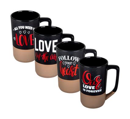 MUG OCCASIONS LOVE  W/CLAY BOTTOM 330ml