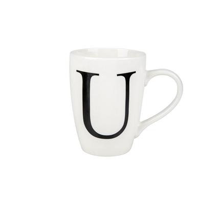 MUG DAILY TALL LETTER U,400ml