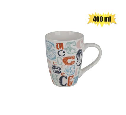 MUG DAILY TALL LETTER C 400ml