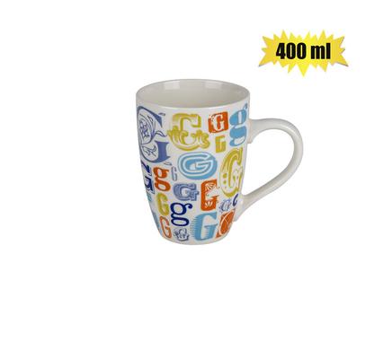 MUG DAILY TALL LETTER G 400ml