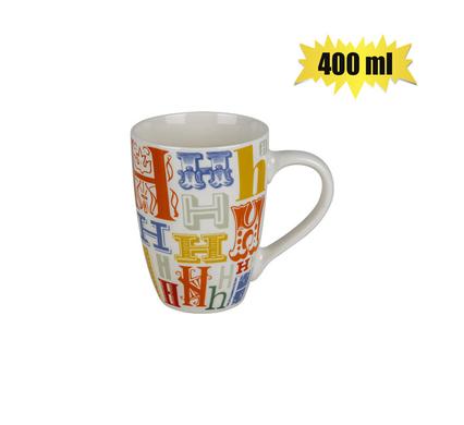 MUG DAILY TALL LETTER H 400ml