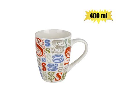 MUG DAILY TALL LETTER S 400ml