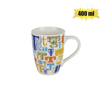 MUG DAILY TALL LETTER T 400ml