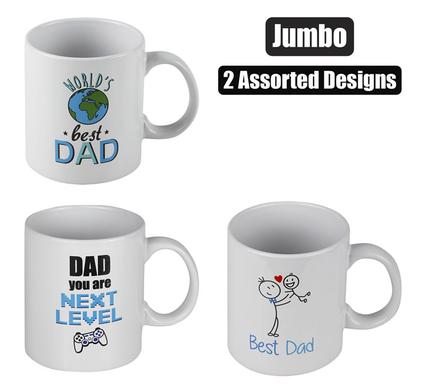 MUG OCCASIONS DAD JUMBO ASSTD